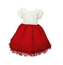 Vestido Menina Bonita De Festa Pérolas Infantil Com Manga