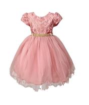 Vestido Menina Bonita Festa Rosê Casamento Dama Renda Brilho Vestido Menina Bonita Festa Rosê Casamento Dama Renda Brilho