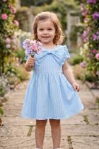 Vestido Menina com Calcinha em Tricoline Maquinetado Somni Vestido Menina com Calcinha em Tricoline Maquinetado Somni