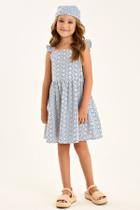 Vestido Menina em Lesie Bordado Somnii