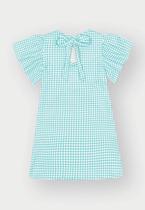 Vestido Menina Estamnpado Azul Cinti Vestido Menina Estamnpado Azul Cinti