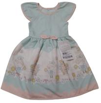 Vestido Menina Estampado Festa Verão Le Bhua Paraiso 13769