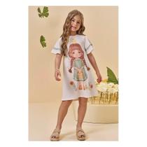 Vestido Menina Estampado Kukiê Vestido Menina Estampado Kukiê