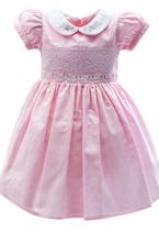 Vestido Menina Festa Rosa Anjos Baby