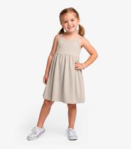 Vestido Menina Infantil de Alças Select Bege Vestido Menina Infantil de Alças Select Bege