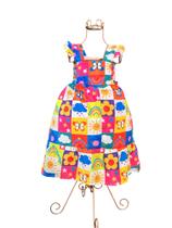 Vestido Menina Infantil Elegante Alegria Raio de Sol Vestido Menina Infantil Elegante Alegria Raio de Sol