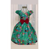 Vestido Menina Infantil Elegante Temático Ariel a Pequena Sereia