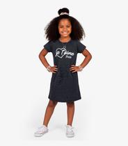 Vestido Menina Infantil em Molecotton Select Cinza