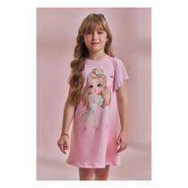 Vestido Menina Infantil Estampado Kukiê Vestido Menina Infantil Estampado Kukiê