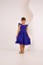 Vestido Menina Infantil Ester Luna Lisos e Forrados