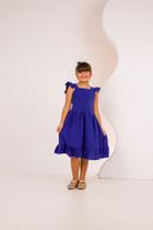 Vestido Menina Infantil Ester Luna Lisos e Forrados Vestido Menina Infantil Ester Luna Lisos e Forrados