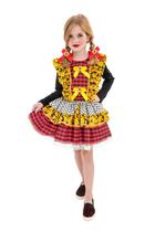 Vestido Menina Infantil Festa Junina Estampa Girassol Vestido Menina Infantil Festa Junina Estampa Girassol