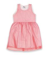 Vestido Menina Tule Rosa Luxo Festa Infantil Verão 4a10 Anos