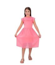 Vestido Meninas Juvenil Luxo moda evangelica