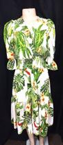 vestido mid floral