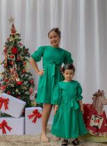 Vestido Mid Lis Verde