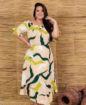 Vestido midd plus size