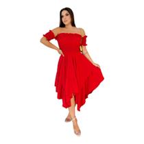 Vestido Mide Moda Evangélica Manda Em Lastex Luxo Culto