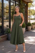 Vestido Midi Alcinha com Bolso - modanascimento2021