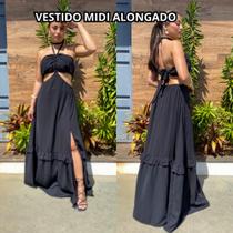 Vestido Midi Alongado Feminino Adulto