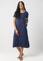 Vestido Midi Básico Pau a Pique Vestido Midi Básico Pau a Pique