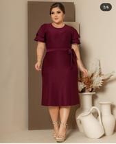 Vestido Midi Bela Moda Evangélica Feminina