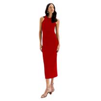 Vestido Midi Canelado Halter Neck Lez A Lez Vestido Midi Canelado Halter Neck Lez A Lez