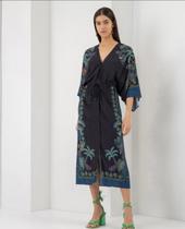 Vestido midi chemise lez a lez