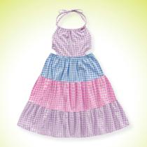 Vestido Midi com Abertura Lateral Infantil Fakini Kids Vestido Midi com Abertura Lateral Infantil Fakini Kids