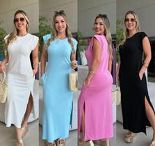 Vestido Midi Com Bolso