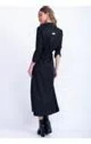 Vestido Midi com Cinto Bana Bana - PRETO