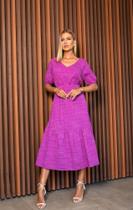 Vestido MIDI com cinto multicolor Vestido MIDI com cinto multicolor