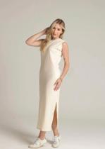 Vestido midi cor off Vestido midi cor off