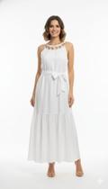 Vestido Midi De Viscose- By Forma