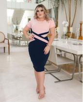 Vestido Midi Detalhe em X Moda Feminina Evangélica