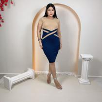 Vestido Midi Detalhe em XX Moda Evangélica Feminina