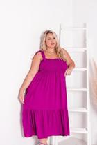 Vestido Midi Elegante Plus Size, Gravidas, Lactantes