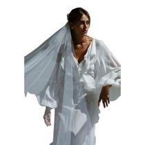 Vestido Midi em Seda Wrap Anis