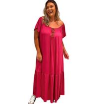 Vestido midi em viscolycra - Cris