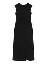Vestido Midi Enfim 1000138268 Feminino Fenda Frontal Canelado Algodão T. P/GG