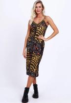 Vestido midi estampado
