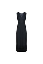 Vestido Midi Eternity Reto - Preto Vestido Midi Eternity Reto - Preto