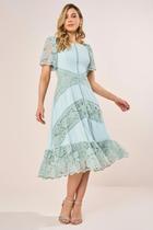 Vestido Midi evase detalhes em Rendas Fascinius Vestido Midi evase detalhes em Rendas Fascinius