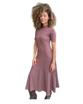 Vestido midi evase malwee feminino ref: mal1000134550
