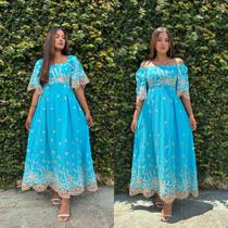 Vestido Midi Feminino Adulto