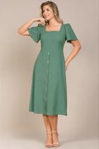 Vestido Midi Feminino Capim Rosa Elegante e Confortável Vestido Midi Feminino Capim Rosa Elegante e Confortável