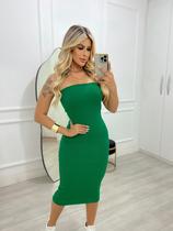 Vestido Midi Feminino Coladinho Tubinho festas natal ano novo