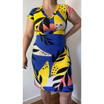 Vestido Midi Gola V Com Manga Moda Casual Moda Evangélica Liganete Envio em 24h