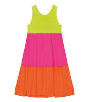 Vestido Midi Infantil Trick Nick Verde