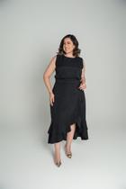 Vestido Midi Jabour Preto Vestido Midi Jabour Preto